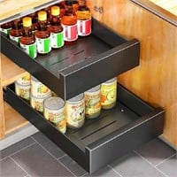 Kitstorack Pull Out Cabinet Organizer Fixed With A