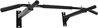 JFIT Wall Mounted Chin-Up Bar with Padded Foam Gri