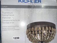 KICHLER FLUSHMOUNT CEILING FIXTURE RETAIL $70