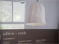 ALLEN AND ROTH PENDANT LIGHT RETAIL $150