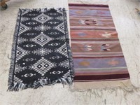 (2) INDIAN RUGS 3 X 6 LARGEST