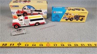 2 Corgi Fire Trucks