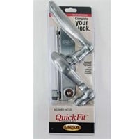 New Larson Quick Fit Brushed Nickel Handle Set