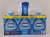 NEW 3 Pack Dawn Powerwash Dish Spray