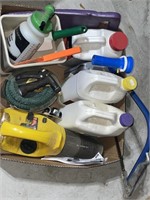 Box Of Lawn Tools And More