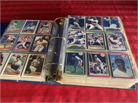 Album full of baseball cards