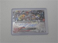 2018 TOPPS CHROME TYLER MAHLE RC AUTO CARD REDS