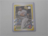 2021 TOPPS ISAAC PAREDES RC YELLOW PARALLEL TIGERS