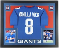 Autographed Daniel Jones Custom Framed Jersey