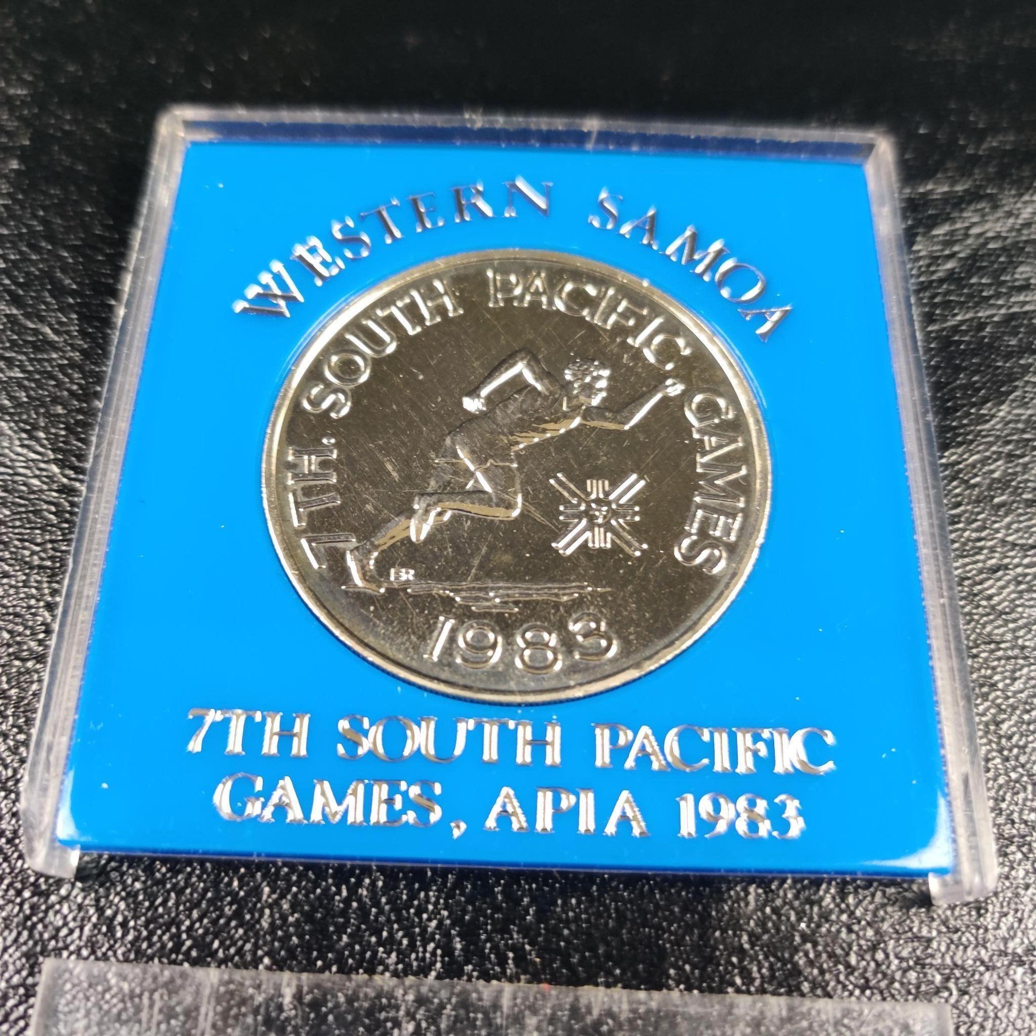 Western Samoa South Pacific Games Coin