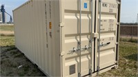 20FT SINGLE END DOOR SEA CAN SHIPPING CONTAINER,