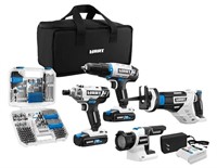 20-Volt Cordless 4-Tool Combo Kit & 200-Piece If