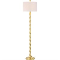 Aurelia 63.5 in. Antique Gold Curved Floor Lamp we