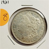 R - 1921 SILVER MORGAN DOLLAR (8)