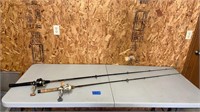 Shakespeare ugly stick 7’ med, reel: Mitchell 300