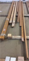 Oak Crown Mold and Baseboards