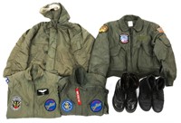 USAF FLIGHT JACKET & FLIGHT SUIT LOT