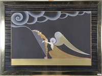Limited Edition Lithograph, "Angel", Erte