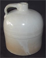 Antique Salt Glaze Stoneware Crock Whiskey Jug