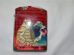 Memory of Japan Enameled Cigarette Lighter Case