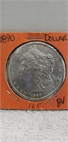 (1) 1890 Silver One Dollar Coin