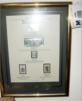 The Stamps of Banking Wall Plaque