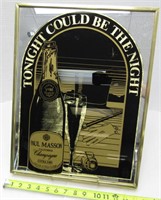Paul Masson Champagne Mirrored Sign
