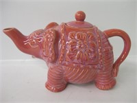 Calypso Ceramic Elephant Teapot w/ Lid