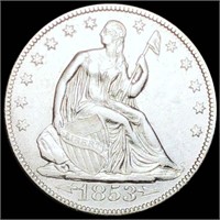 1853-O Seated Half Dollar UNCIRCULATED