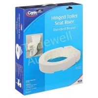 Carex Hinged Toilet Seat Riser  3.5 Height