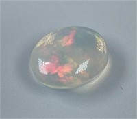 Certified 5.80 Cts Natural Fire Opal