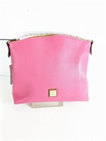 Dooney & Bourke Pink Pebble Leather Shoulder Bag