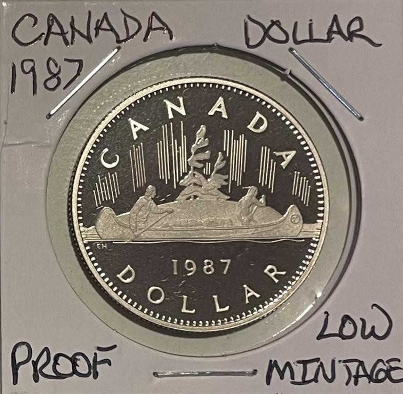 Canada 1987 PROOF Dollar