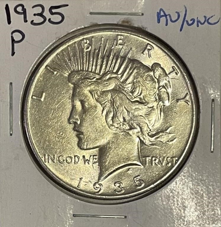 US 1935 Silver PEACE Dollar