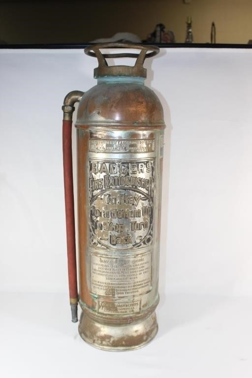 Antique Badgers Fire Extinguisher