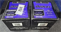 2 Lots of 1 ea NIB Dudley 12" Softball w/ Leather