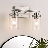 B1134  EDISHINE Vanity Light Fixtures Brushed Nic