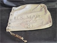 VTG US Mail Domestic Postman Canvas Bag