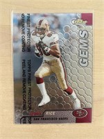 Jerry Rice Topps Finest Gems