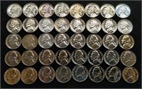 Full roll of Proof 1963 Jefferson Nickel coins