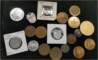 Collection of medals and tokens