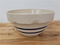 Vintage Ransbottom Roseville Stoneware 12" Bowl