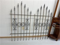 Heavy antique fence section 64 inches long and 59