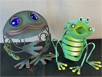 Metal Art - 2 Frogs Garden Décor
