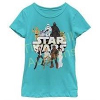 Girl's Star Wars T-Shirt XL Tahiti Blue