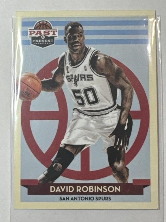 2012-13 Panini Past & Present #119 David Robinson!