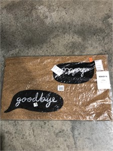 Hello GoodBye Doormat 18"x30"