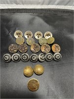ANTIQUE MIXED LOT OF BUTTONS