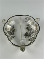 Silver overlay dish