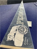 1960s large Penn State football pennant